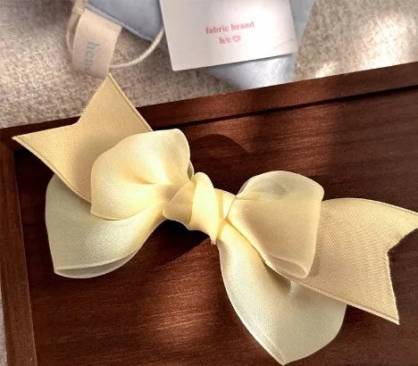 Women'S Cute Bow Knot Gauze Hair Clip