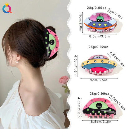 Women'S Cute Cartoon Arylic Hair Claws