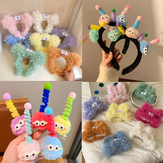 Women'S Cute Cartoon Cloth Hair Clip Hair Band