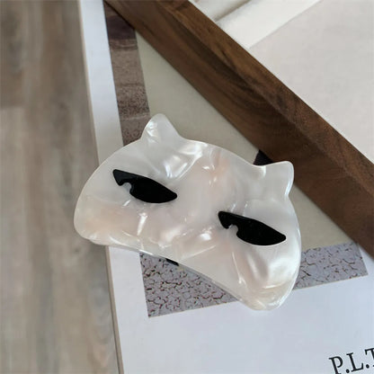 Women'S Cute Cat Acetic Acid Sheets Hair Clip