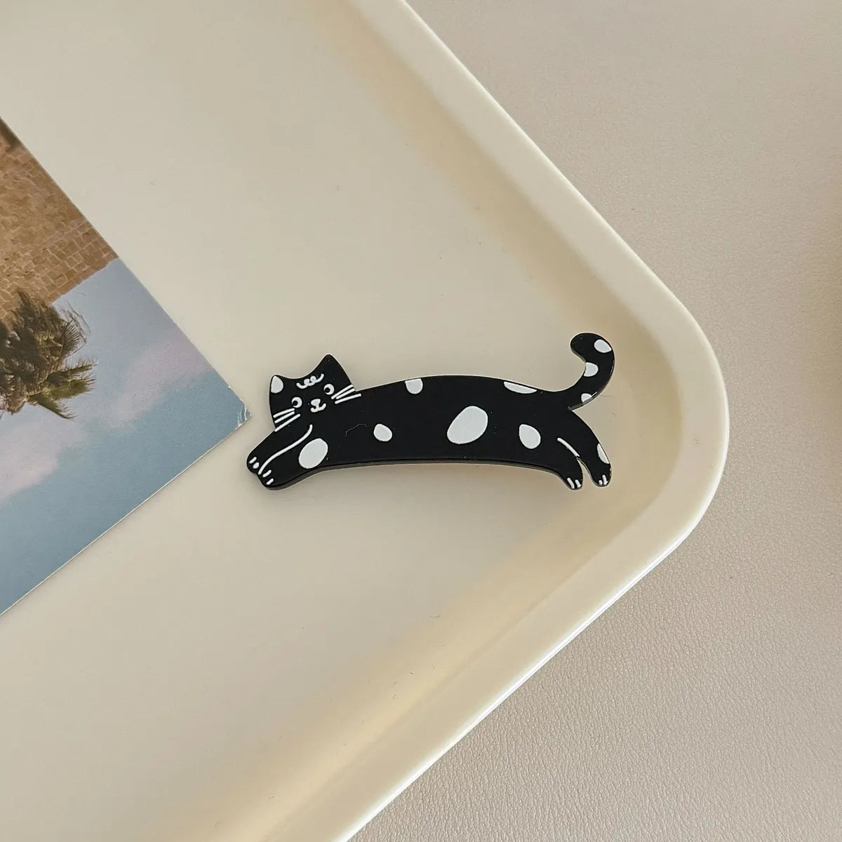 Women'S Cute Cat Arylic Hair Clip