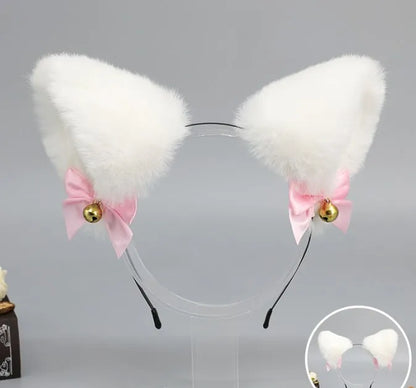 Women'S Cute Cat Ear Plush Hair Band