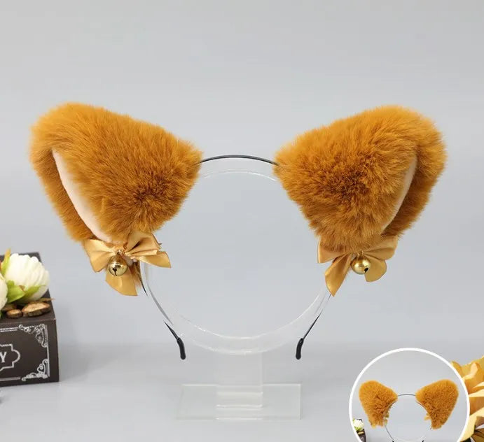 Women'S Cute Cat Ear Plush Hair Band