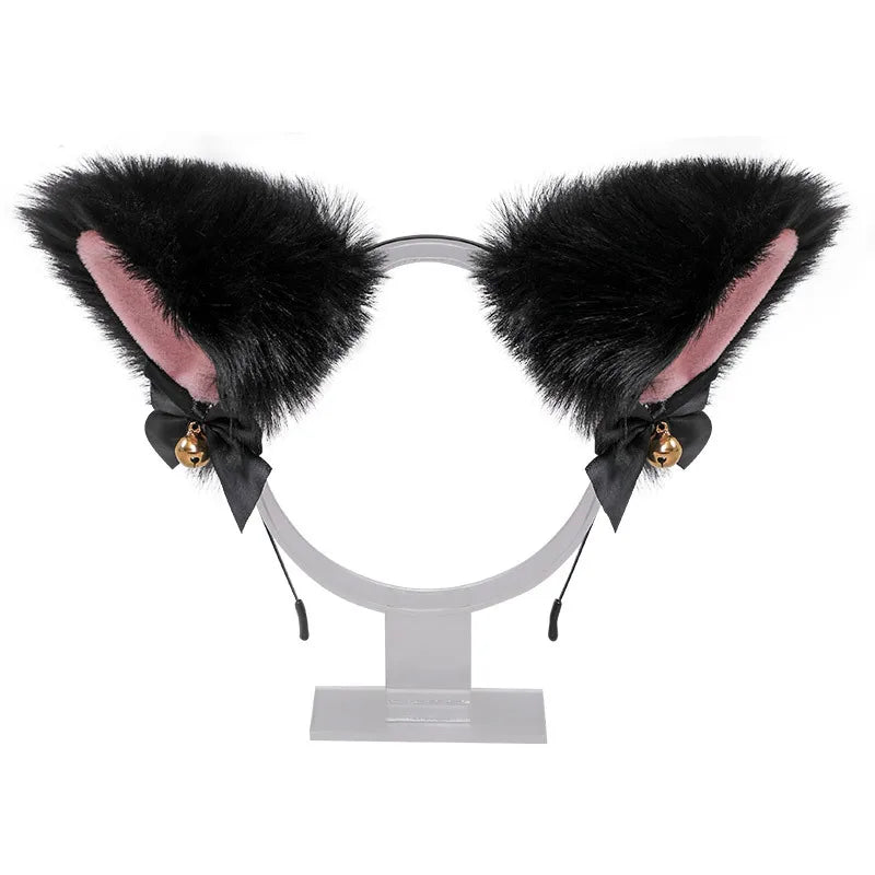 Women'S Cute Cat Ear Plush Hair Band