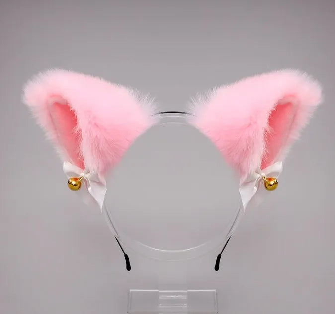 Women'S Cute Cat Ear Plush Hair Band