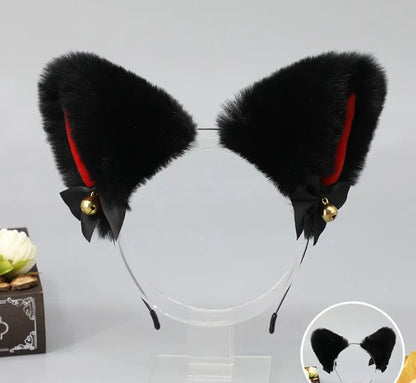 Women'S Cute Cat Ear Plush Hair Band