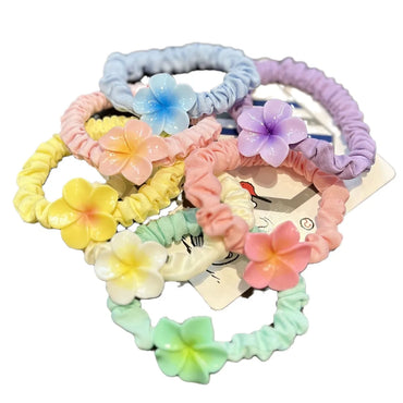 Women'S Cute Flower Cloth Hair Tie