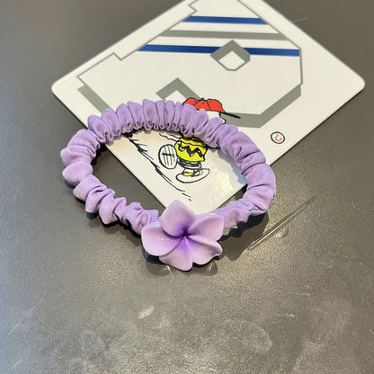 Women'S Cute Flower Cloth Hair Tie