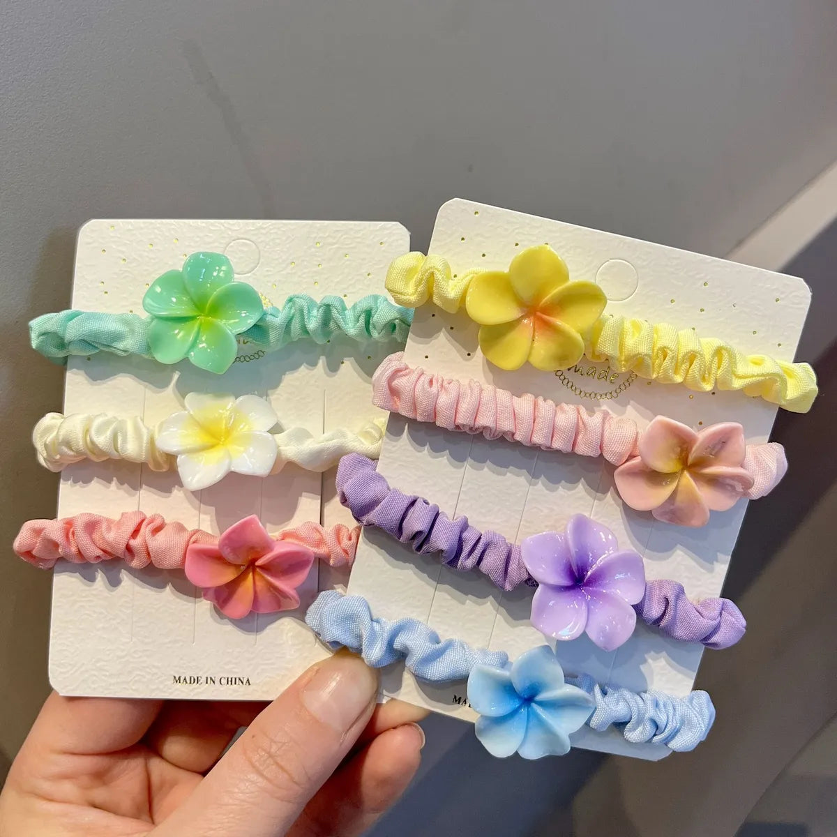 Women'S Cute Flower Cloth Hair Tie