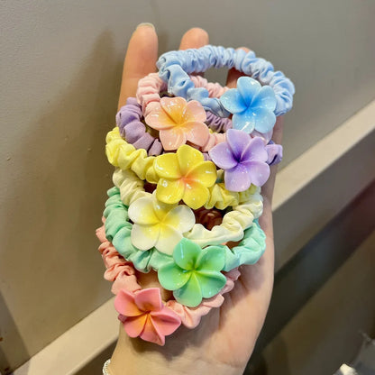 Women'S Cute Flower Cloth Hair Tie