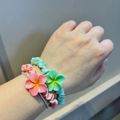 Women'S Cute Flower Cloth Hair Tie