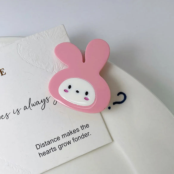 Women'S Cute Lady Rabbit Animal Dog Acetic Acid Sheets Hair Clip