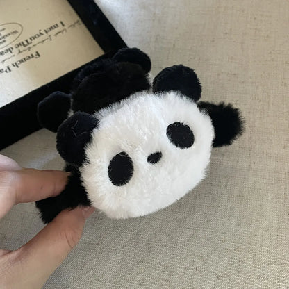 Women'S Cute Panda Plush Hair Claws