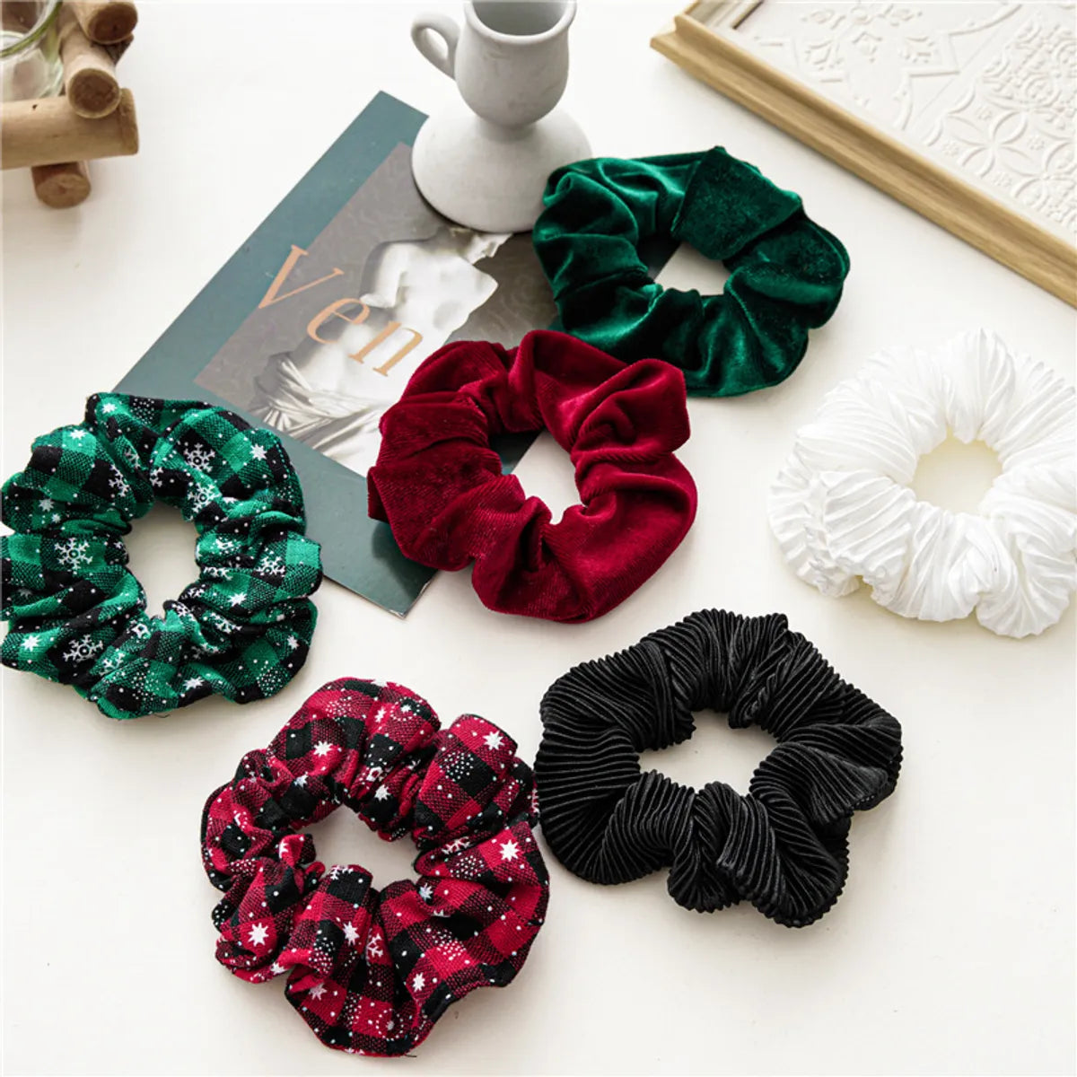 Women'S Cute Snowflake Cloth Hair Tie