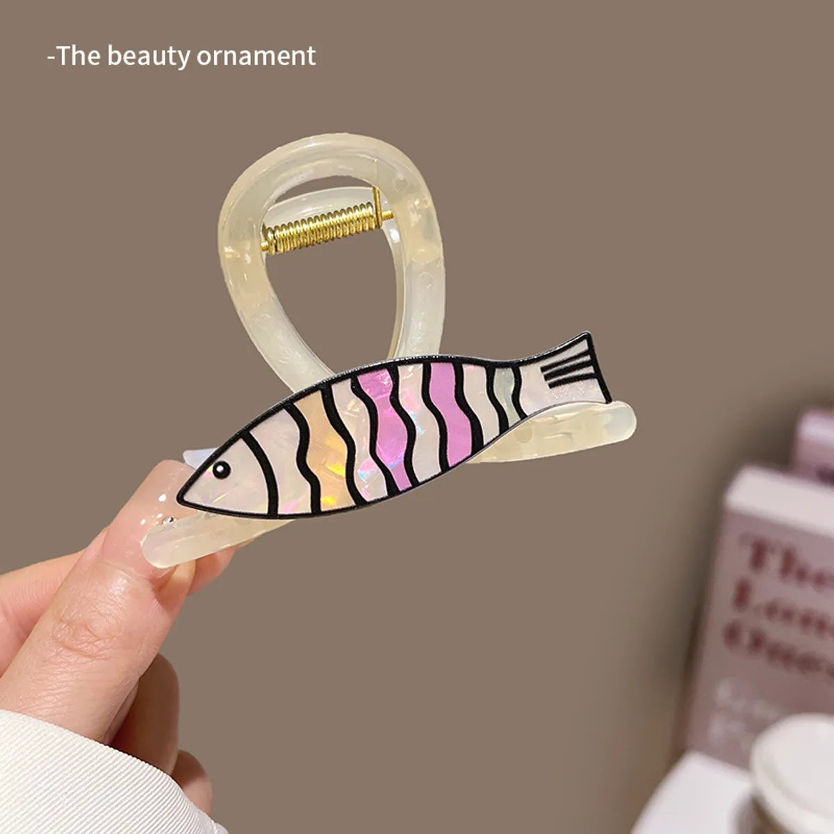 Women'S Cute Sweet Animal Dog Cat Resin Hair Claws