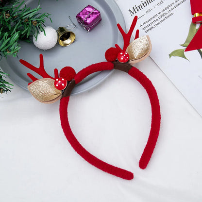 Women'S Cute Sweet Antlers Plush Hair Band