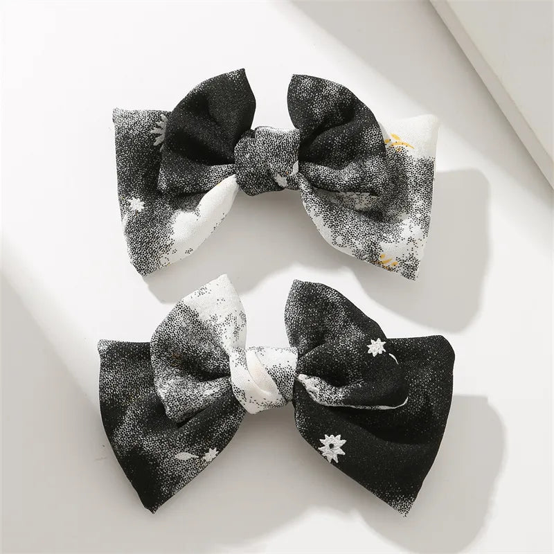 Women'S Cute Sweet Bow Knot Alloy Cloth Hair Clip