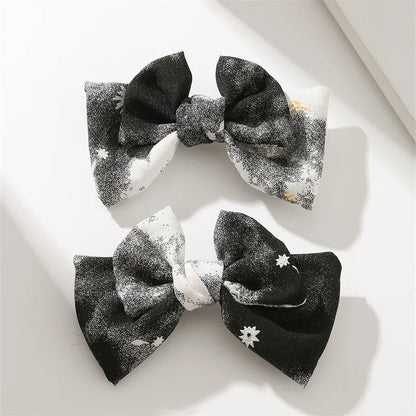 Women'S Cute Sweet Bow Knot Alloy Cloth Hair Clip