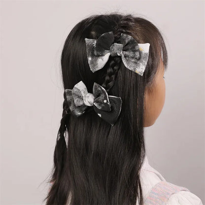 Women'S Cute Sweet Bow Knot Alloy Cloth Hair Clip