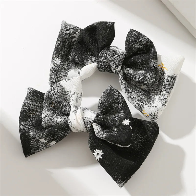 Women'S Cute Sweet Bow Knot Alloy Cloth Hair Clip