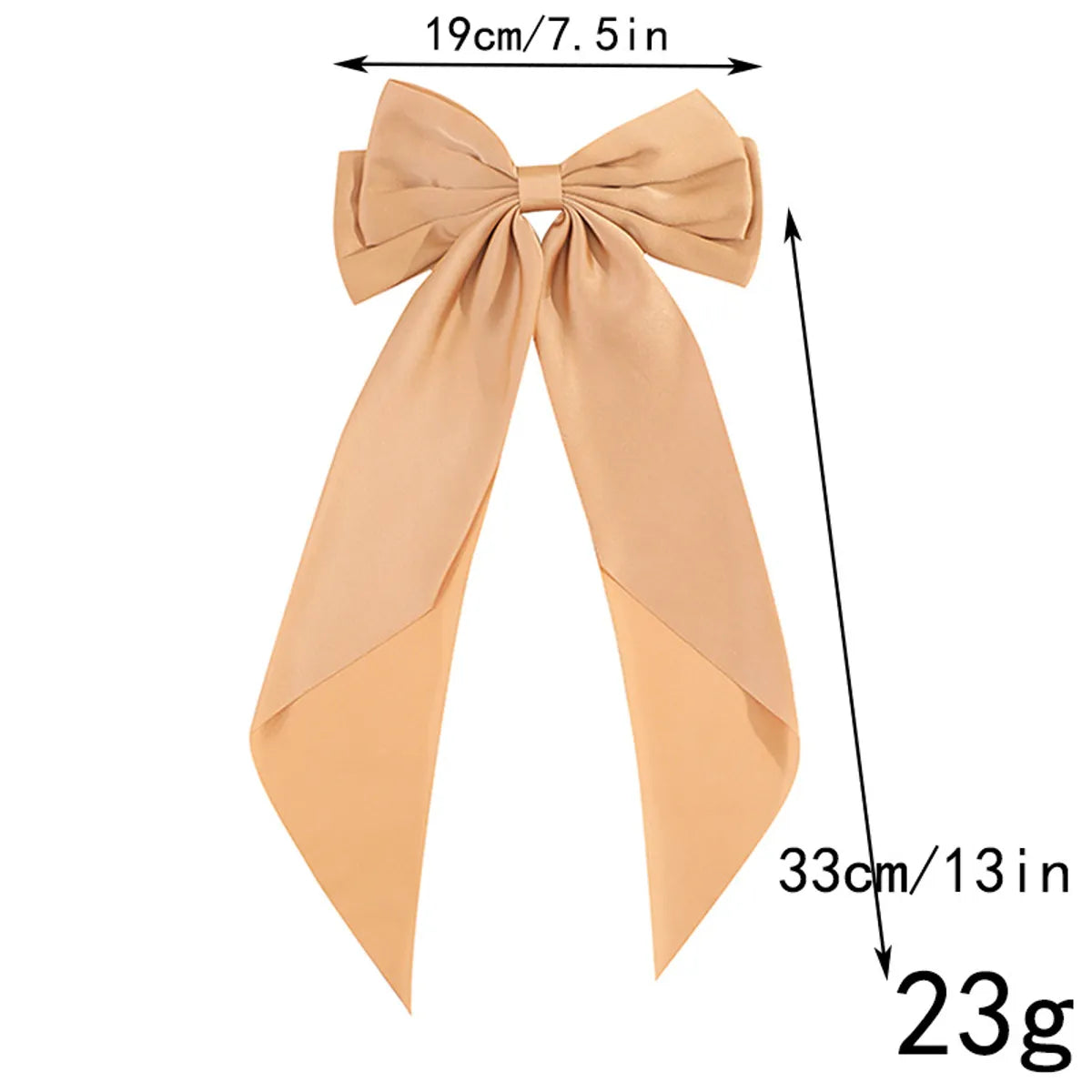 Women'S Cute Sweet Korean Style Bow Knot Cloth Hair Clip