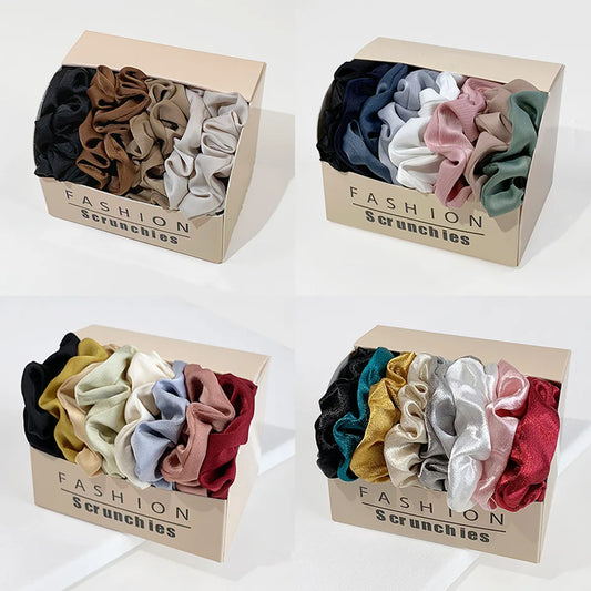 Women'S Cute Sweet Solid Color Cloth Hair Tie