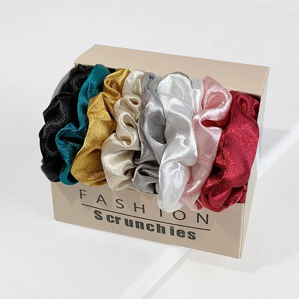 Women'S Cute Sweet Solid Color Cloth Hair Tie