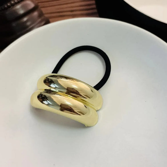 Women'S Cute Vintage Style Sweet Asymmetrical Alloy Hair Tie