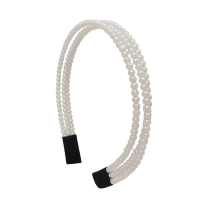 Women'S Elegant Baroque Style Classic Style Geometric Artificial Pearl Hair Band