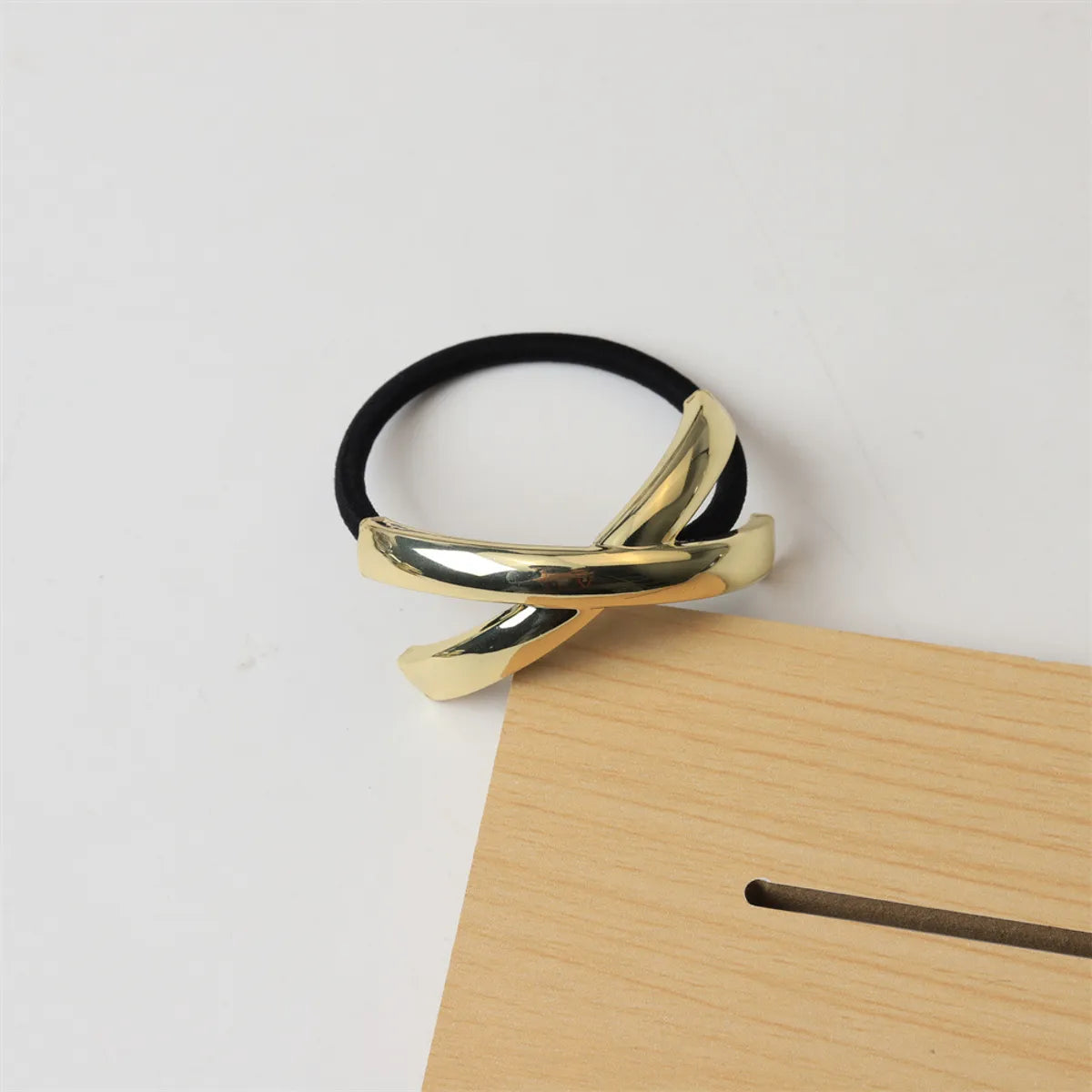 Women'S Elegant Classic Style Bow Knot Alloy Hair Tie