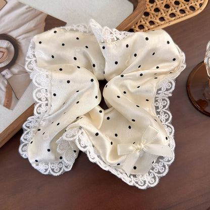 Women'S Elegant Cute Romantic Color Block Cloth Hair Tie