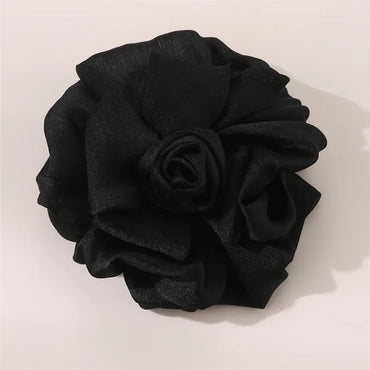 Women'S Elegant Flower Alloy Cloth Hair Clip