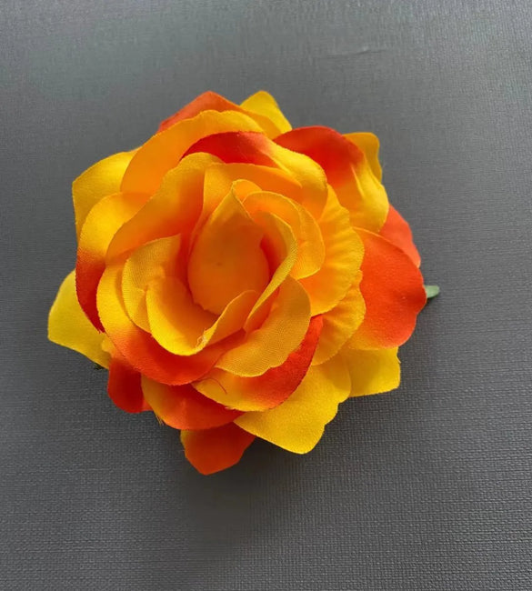 Women'S Elegant Flower Cloth Hair Clip