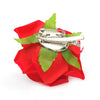 Women'S Elegant Flower Cloth Hair Clip