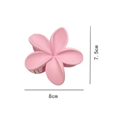 Women'S Elegant Flower Plastic Resin Hair Claws