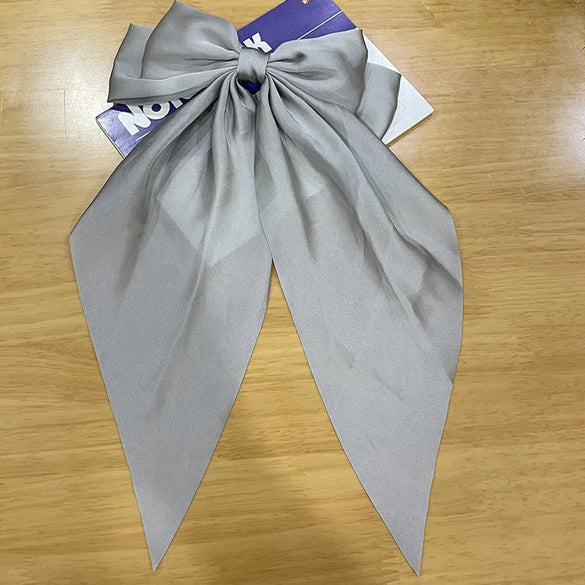 Women'S Elegant Glam Bow Knot Satin Hair Clip