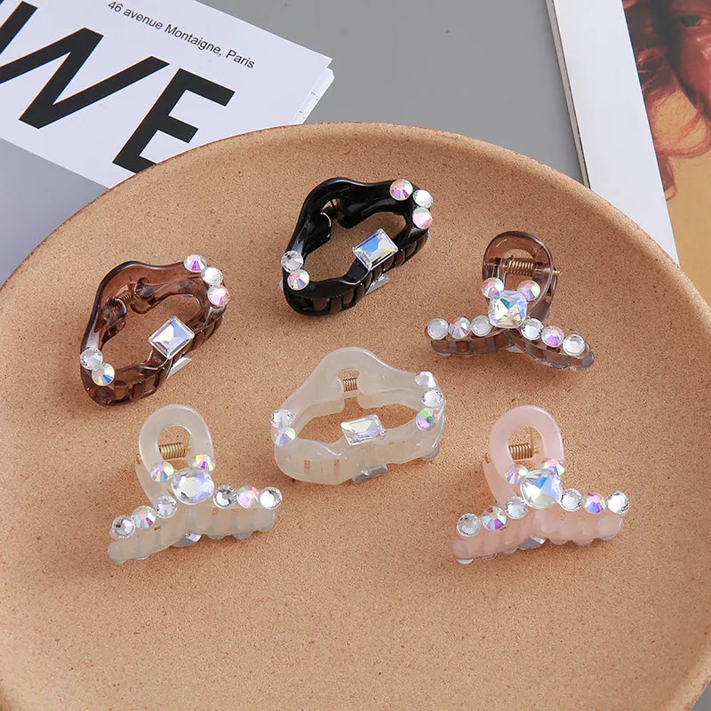 Women'S Elegant Glam Luxurious Clouds Rhinestone Acetic Acid Sheets Inlay Rhinestones Hair Claws