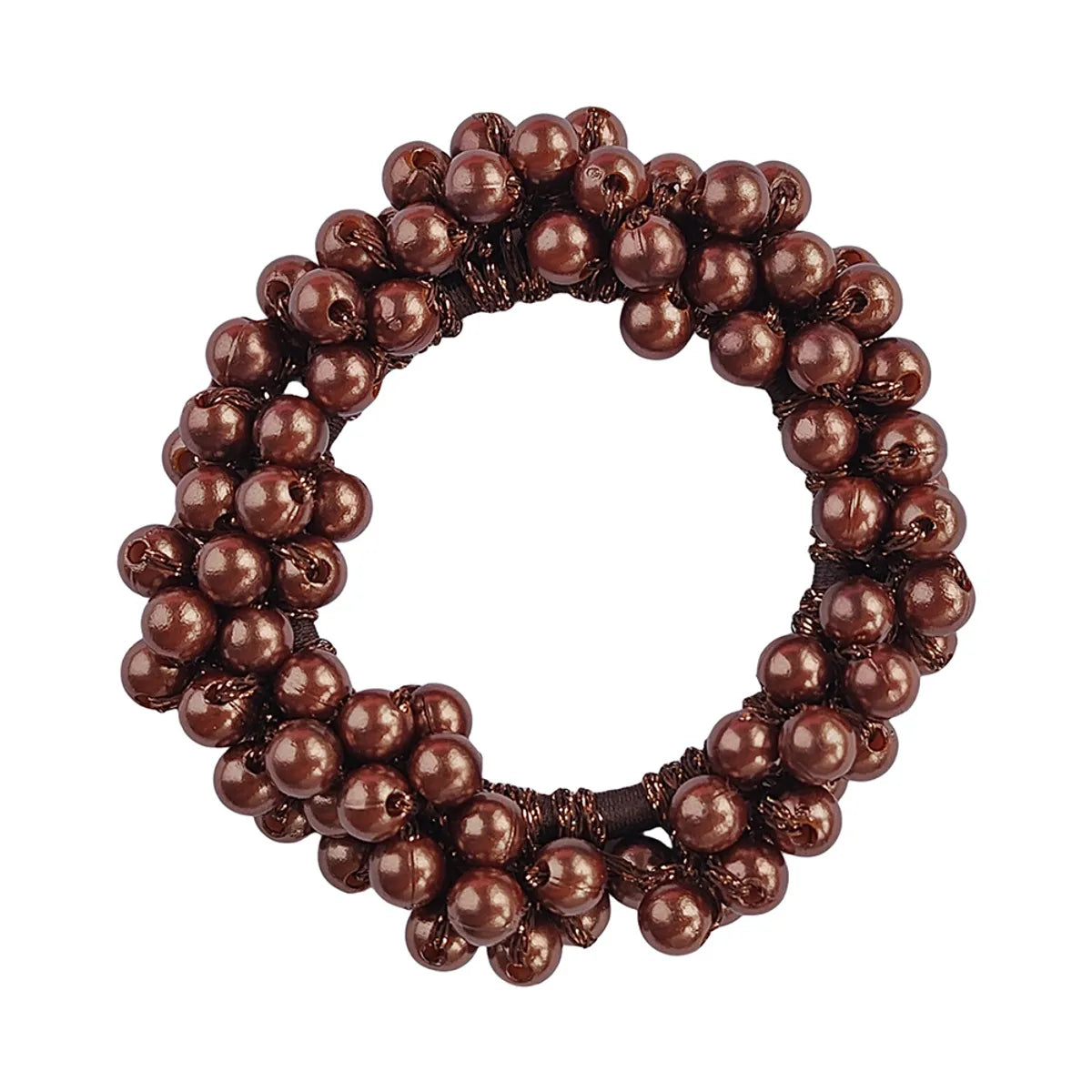 Women'S Elegant Lady Geometric Artificial Pearl Hair Tie