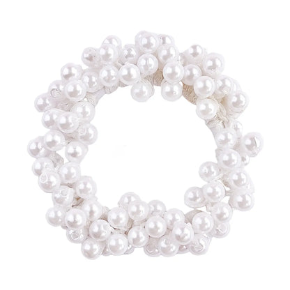 Women'S Elegant Lady Geometric Artificial Pearl Hair Tie