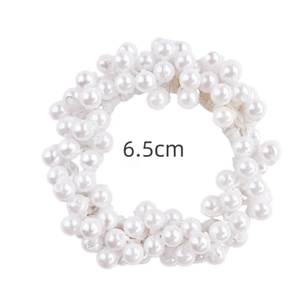 Women'S Elegant Lady Geometric Artificial Pearl Hair Tie