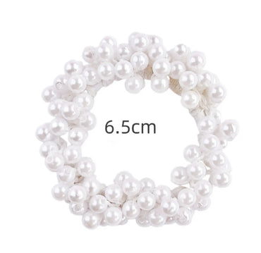 Women'S Elegant Lady Geometric Artificial Pearl Hair Tie