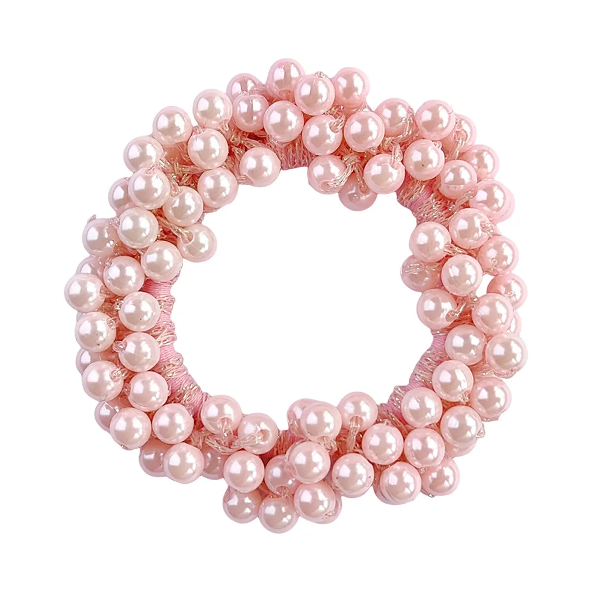 Women'S Elegant Lady Geometric Artificial Pearl Hair Tie