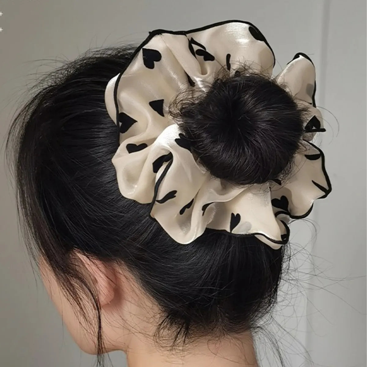 Women'S Elegant Polka Dots Nylon Hair Tie