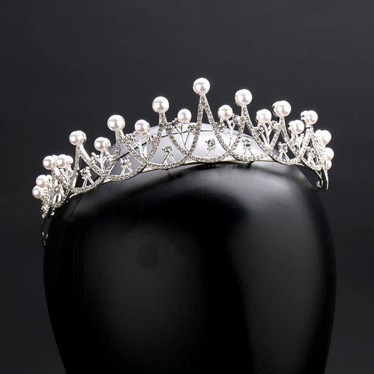 Women'S Elegant Princess Crown Alloy Plating Crown