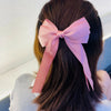 Women'S Elegant Simple Style Bow Knot Silk Hair Clip