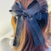 Women'S Elegant Simple Style Bow Knot Silk Hair Clip
