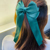Women'S Elegant Simple Style Bow Knot Silk Hair Clip