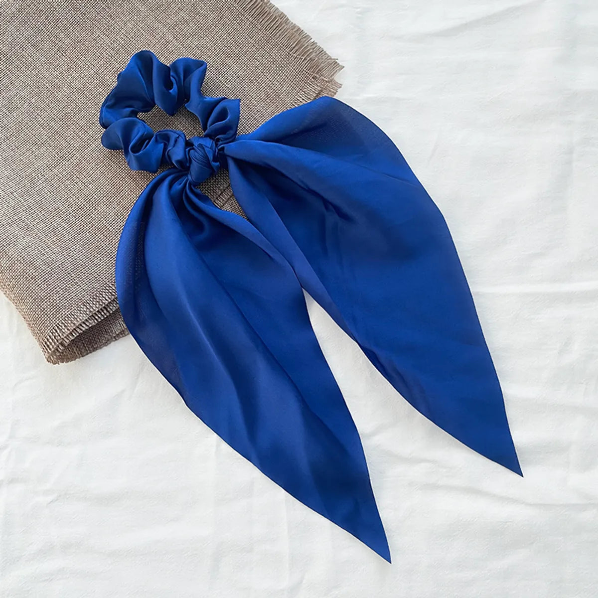 Women'S Elegant Simple Style Solid Color Cloth Hair Tie