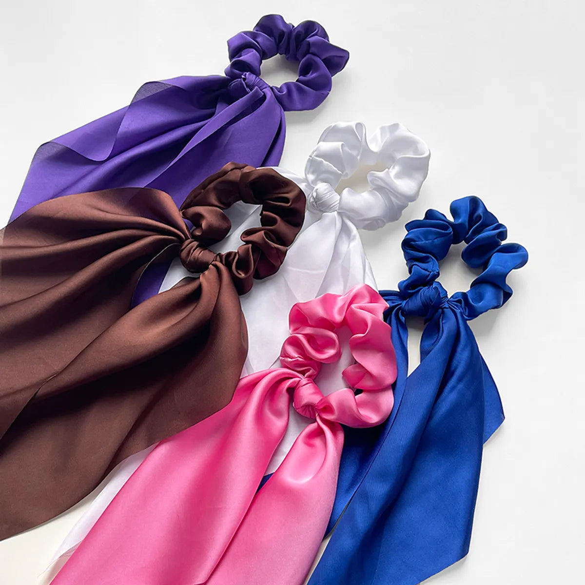 Women'S Elegant Simple Style Solid Color Cloth Hair Tie