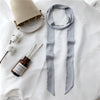 Women'S Elegant Simple Style Solid Color Polyester Silk Scarf